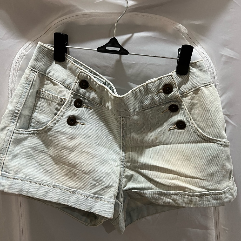 denim shorts